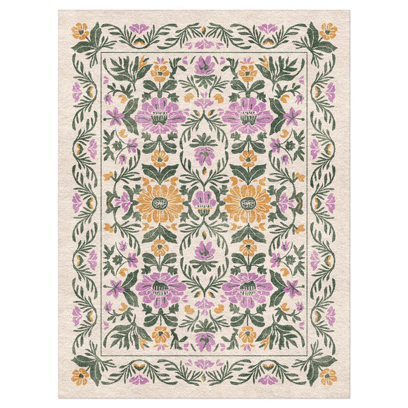 Corriana Green & Purple Area Rug – Undrfoot Rugs