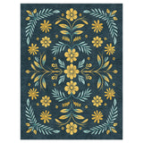 Isabella Navy & Gold in 12x9ft Size