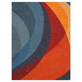 Kelvin Blue & Orange in 12x9ft Size