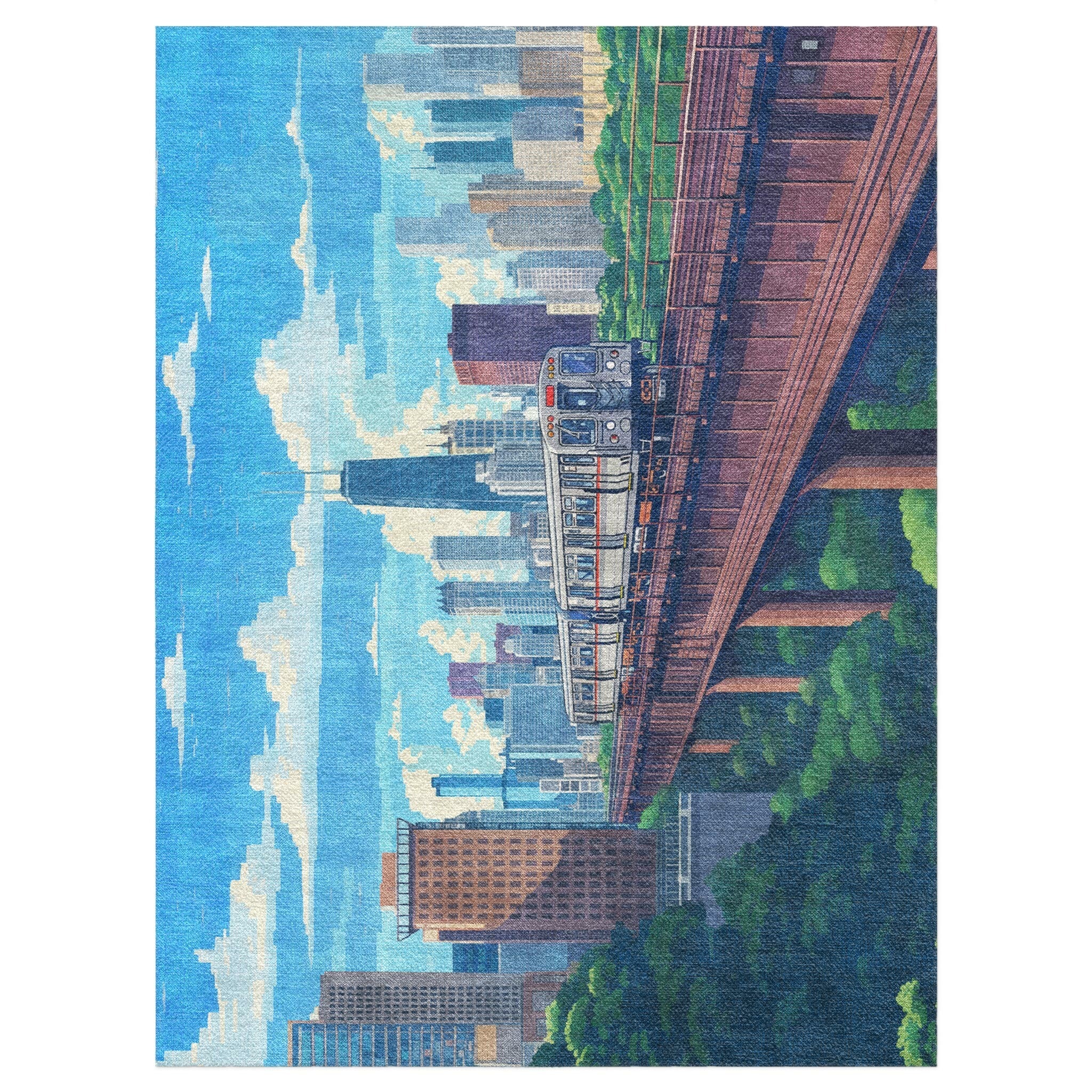 Chicago Metro Area Rug – Undrfoot Rugs