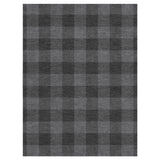 Buffalo Plaid Charcoal Black in 9' x 12' Size