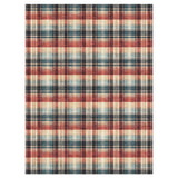 Monaghan Plaid Blue & Red in 12x9ft Size