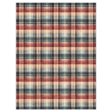 Monaghan Plaid Blue & Red in 12x9ft Size