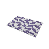 Twyla Checkered Periwinkle in 17" x 24" Size