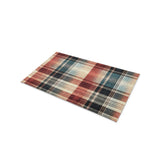 Monaghan Plaid Blue & Red in 17" x 24" Size