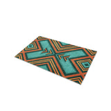 Pancho Turquoise & Vermillion in 17" x 24" Size