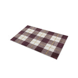 Wallace Plaid Maroon & Gold in 17" x 24" Size
