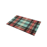 Ferguson Plaid Teal & Red in 17" x 24" Size