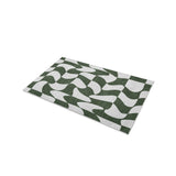 Twyla Checkered Army Green in 17" x 24" Size