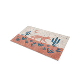 Desert Coyote Denim Blue & Terracotta in 17" x 24" Size