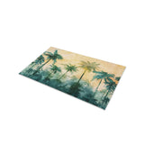 Sunset Palms Green & Orange in 17" x 24" Size
