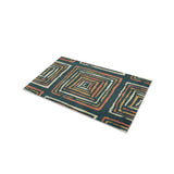 Diego Orange & Navy in 17" x 24" Size