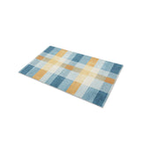 Monroe Plaid Blue & Yellow in 17" x 24" Size
