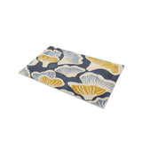 Oyster Mushrooms Blue & Gold in 17" x 24" Size