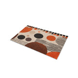 Charl Orange & Taupe in 17" x 24" Size