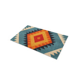 Zareen Blue & Orange in 17" x 24" Size