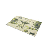 UFO Cow Abduction Toile in 17" x 24" Size