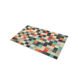 Pixel Mosaic Multicolor Earthtone in 17" x 24" Size