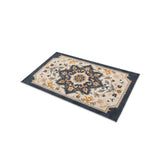 Loxcie Ivory & Blue in 17" x 24" Size