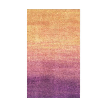 Imogen Watercolor Orange & Purple Ombre in 18x30in Size