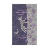 Desert Coyote Eggplant & Dusty Purple in 1.5' x 2.5' Size