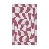 Twyla Checkered Fuscia in 1.5' x 2.5' Size