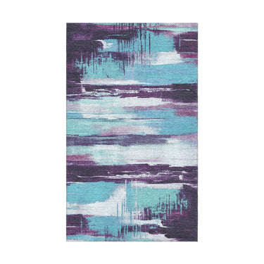 Jörgan Purple & Blue in 1.5' x 2.5' Size