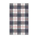 Wallace Plaid Navy & Red in 18x30in Size