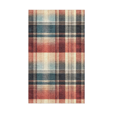 Monaghan Plaid Blue & Red in 18x30in Size