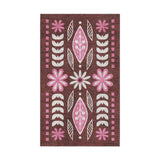 Topanga Burgundy & Pink in 1.5' x 2.5' Size