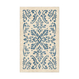 Floranna Ivory & Blue in 1.5' x 2.5' Size