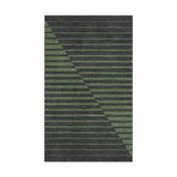 Euclid Black & Green in 1.5' x 2.5' Size