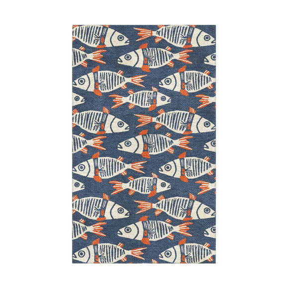 Tribal Fish Area Rug – Undrfoot Rugs