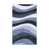 Sinuous Navy Monochrome in 18x30in Size