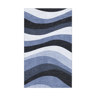 Sinuous Navy Monochrome in 18x30in Size