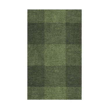 Buffalo Plaid Dark Olive in 1.5' x 2.5' Size