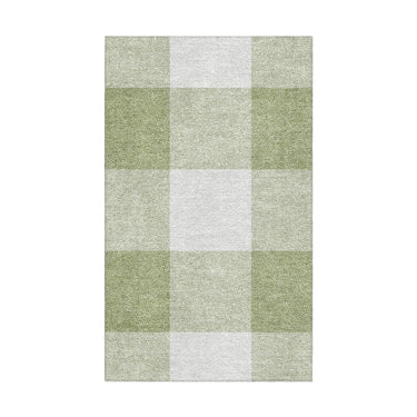 Buffalo Plaid Light Sage in 1.5' x 2.5' Size