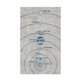 Solar System Blue & Ivory in 1.5' x 2.5' Size