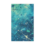 Sylvie Seafoam & Teal in 18x30in Size