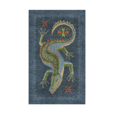 Hungry Aligator Navy in 1.5' x 2.5' Size