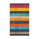 Brush Stripes Multicolor in 1.5' x 2.5' Size