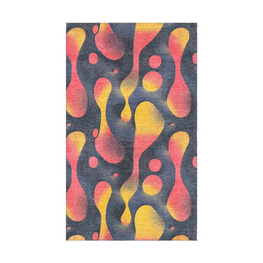 Hot Lava Red & Yellow in 18x30in Size