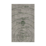 Solar System Taupe & Forest in 1.5' x 2.5' Size