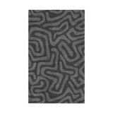 Kiva Charcoal Grey in 1.5' x 2.5' Size
