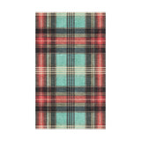 Feguson Plaid Teal & Red in 1.5' x 2.5' Size