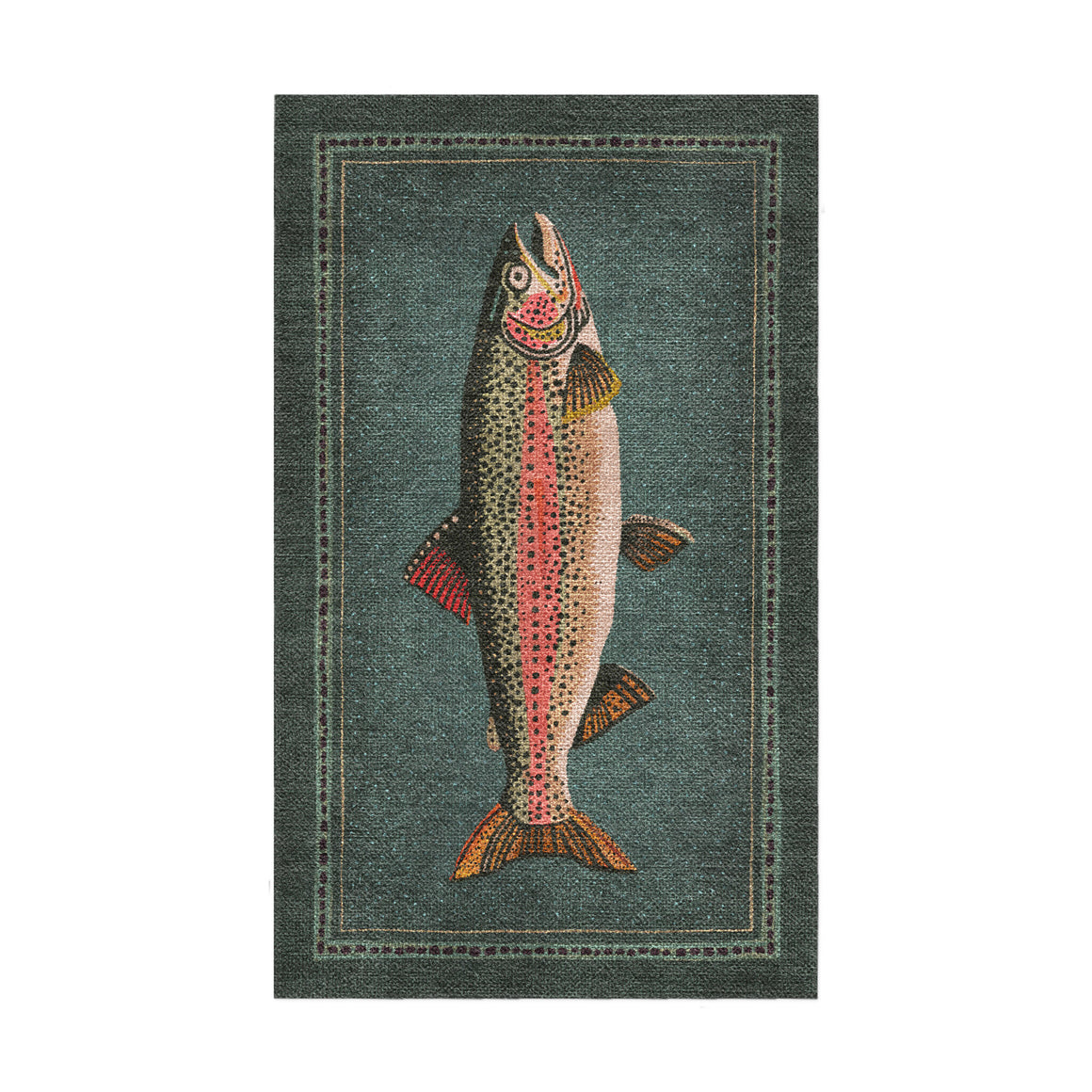 Rainbow Trout Area Rug – Undrfoot Rugs