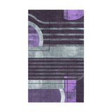 Gordian Dark Purple in 1.5' x 2.5' Size