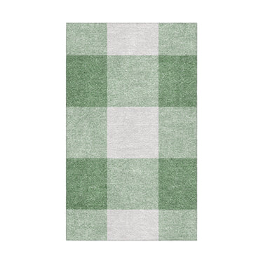 Buffalo Plaid Kelly Green in 1.5' x 2.5' Size