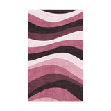 Sinuous Maroon Monochrome in 18x30in Size