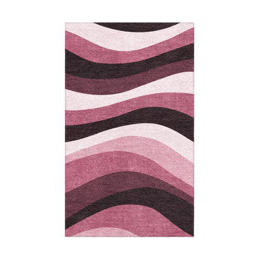 Sinuous Maroon Monochrome in 18x30in Size